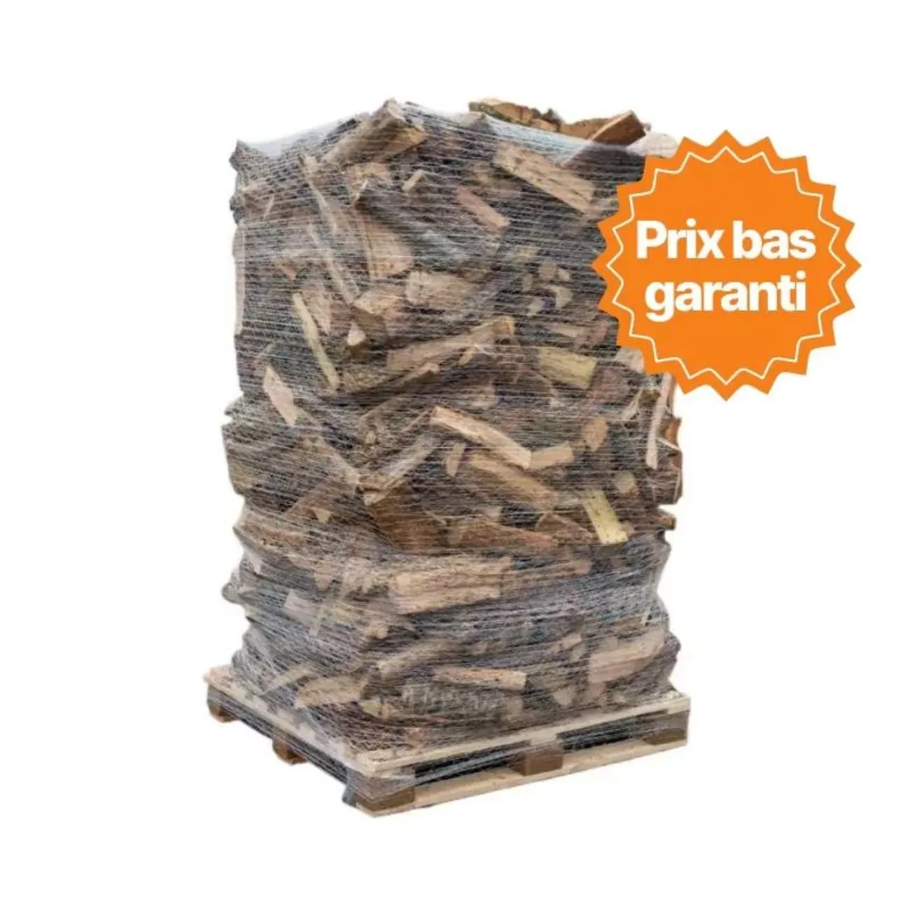 Bois de chauffage – 40cm – ballot sur palette 2m³